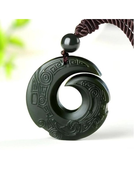 Hetian Jade Pendant Manifesting Necklace