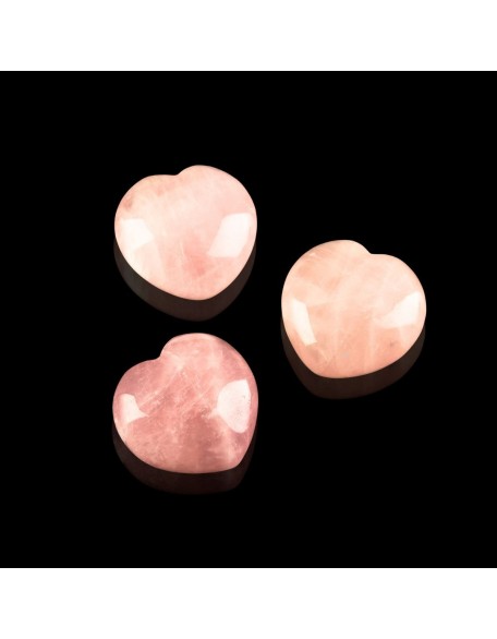 Rose Quartz Heart-Shaped Love Crystals - Love & Romance
