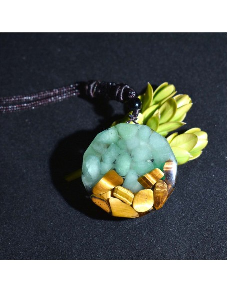 Tree of Life Orgonite Necklace - Energy Protection