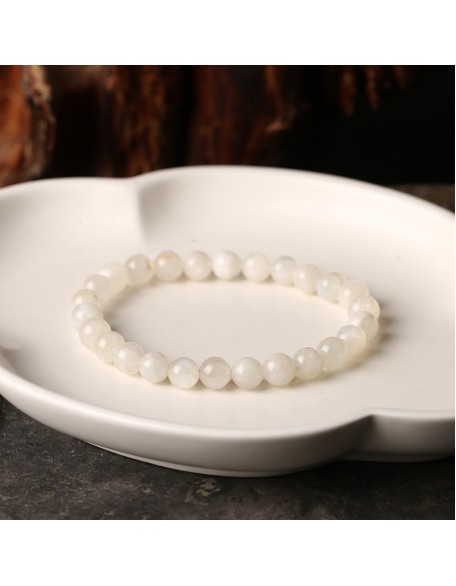 White Moonstone Bracelet - Feminine Energy