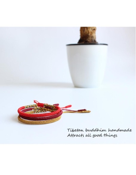 Tibetan Handmade Knot Bracelets - For Security