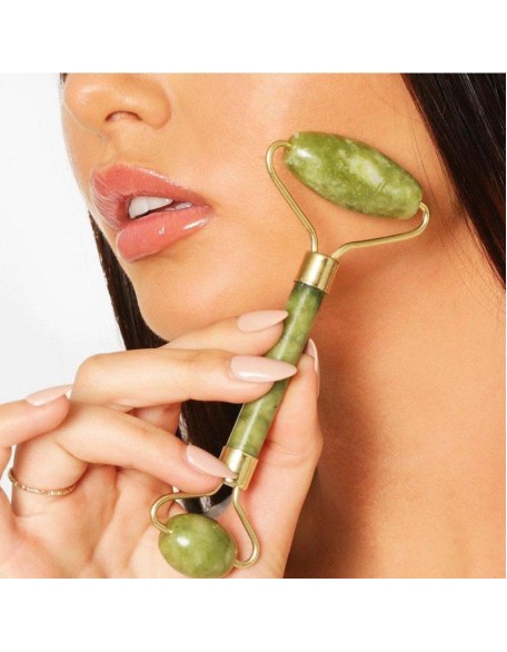 Green Jade Roller - Double Face Massager