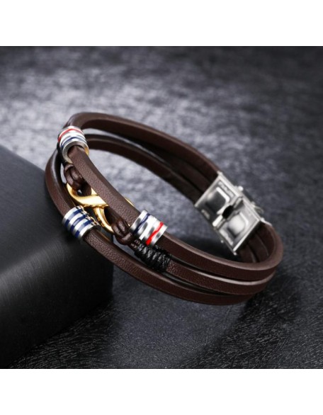 Leather Infinity Bracelet - Infinite Possibilities