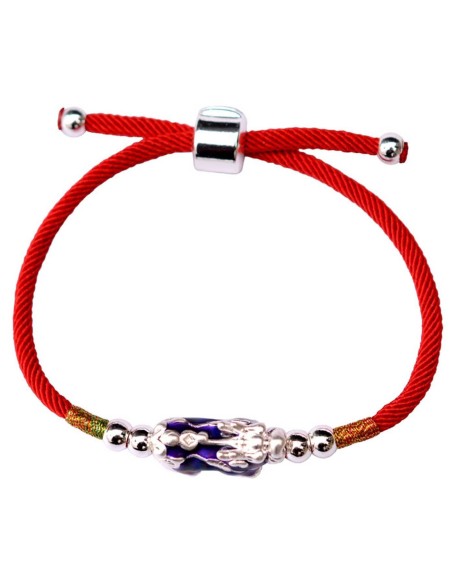 Temperature Color Changing Pixiu Bracelet - Handwoven Rope