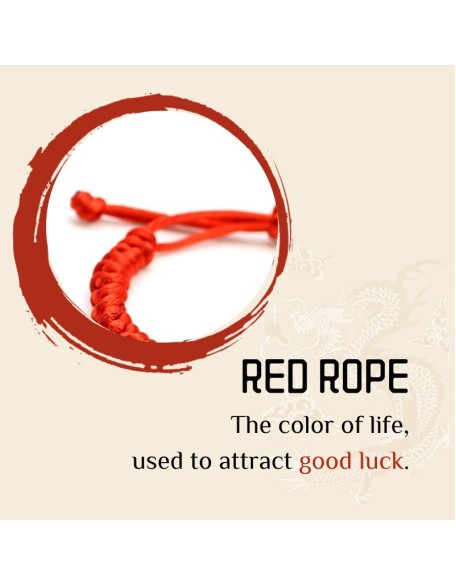 Double Pixiu Ingot & Lucky Red Rope Bracelet
