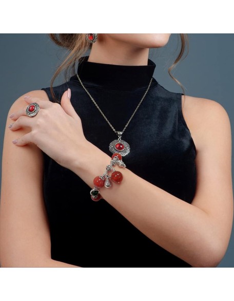 Natural Carnelian Bracelet,natural agate stone bracelet 12mm bead silver accessories bracelet for women, Jewelry Healing Bracelets Bring Luck and happyness Prosperity