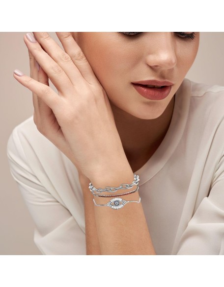  Adjustable Charm Bracelet Set of 3 Stainless Steel Bracelets for Women Trendy